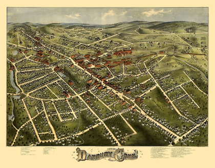 Picture of DANBURY CONNECTICUT - BAILEY 1875 