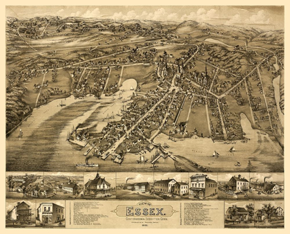 Picture of ESSEX CONNECTICUT - BAILEY 1881 