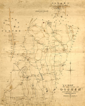 Picture of GOSHEN CONNECTICUT - WOODFORD 1852 