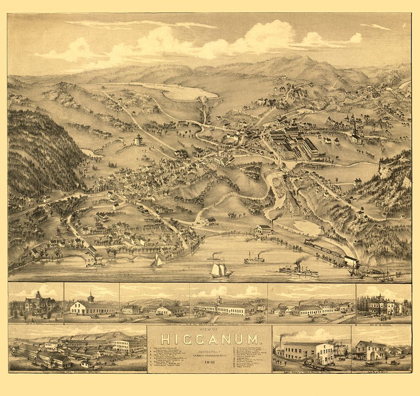 Picture of HIGGANUM CONNECTICUT - BAILEY 1881 