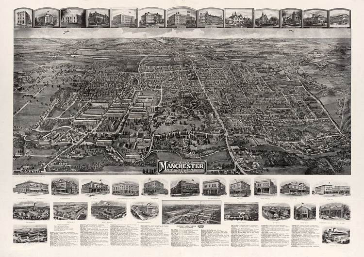 Picture of MANCHESTER CONNECTICUT - BAILEY 1914 