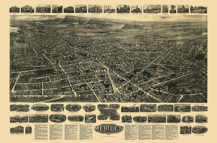 Picture of MERIDEN CONNECTICUT - BAILEY 1918 