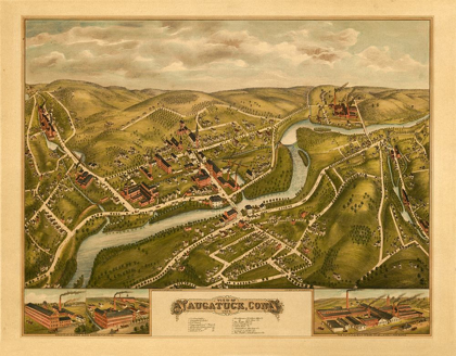 Picture of NAUGATUCK CONNECTICUT - BAILEY 1877 