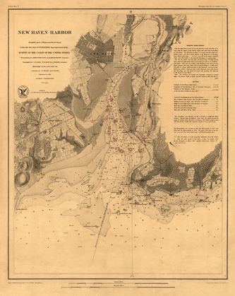 Picture of NEW HAVEN CONNECTICUT - HASSLER 1860 