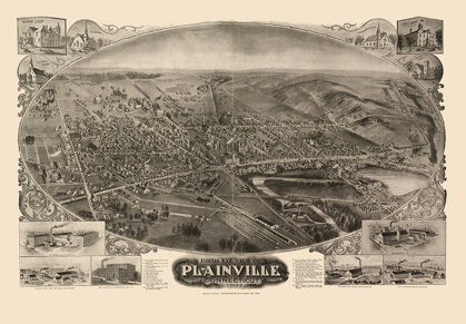 Picture of PLAINVILLE CONNECTICUT - BAILEY 1907 