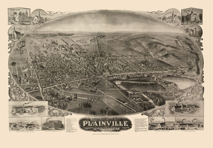 Picture of PLAINVILLE CONNECTICUT - BAILEY 1907 