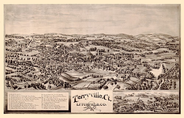 Picture of TERRYVILLE CONNECTICUT - NORRIS 1894 