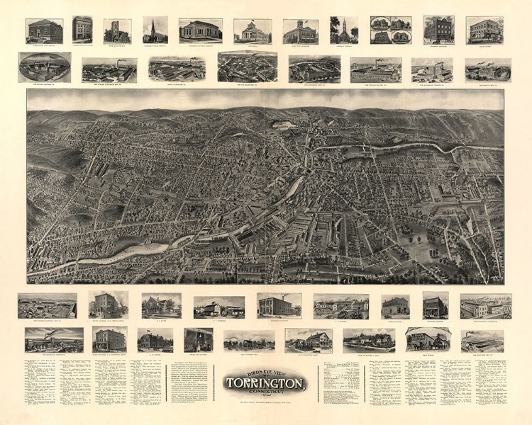 Picture of TORRINGTON CONNECTICUT - BAILEY 1907 