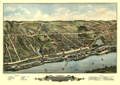 Picture of WINDSOR LOCKS CONNECTICUT - BAILEY 1877 