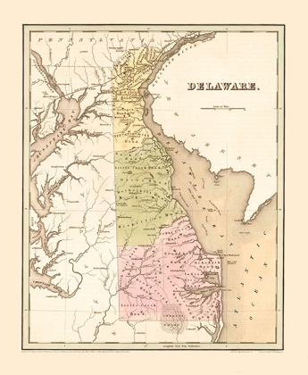 Picture of DELAWARE - LUCAS 1838 