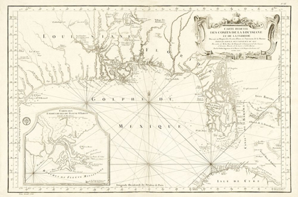 Picture of LOUISIANA FLORIDA GULF COAST - BELLIN 1764 