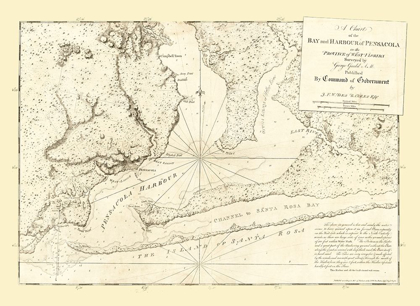 Picture of PENSACOLA FLORIDA - DES BARRES 1780 