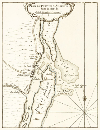 Picture of ST AUGUSTINE FLORIDA - BELLIN 1764 