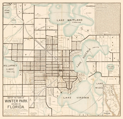 Picture of WINTER PARK FLORIDA - ROBINSON 1884 