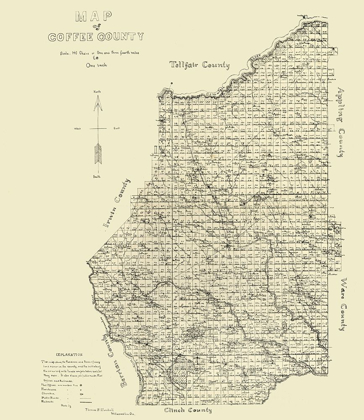 Picture of COFFEE COUNTY GEORGIA - MARSHALL 1891 
