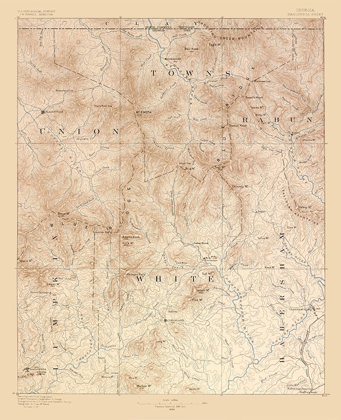 Picture of DAHLONEGA SHEET GEORGIA - USGS 1886 
