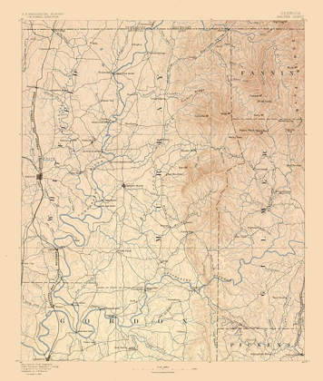 Picture of DALTON SHEET GEORGIA - USGS 1886 