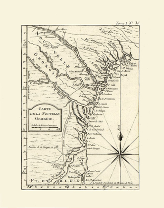 Picture of GEORGIA - BELLIN 1764 