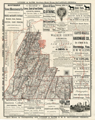 Picture of WALKER COUNTY GEORGIA - STREET 1893 