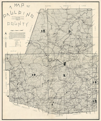 Picture of PAULDING COUNTY GEORGIA - WEST 1896 