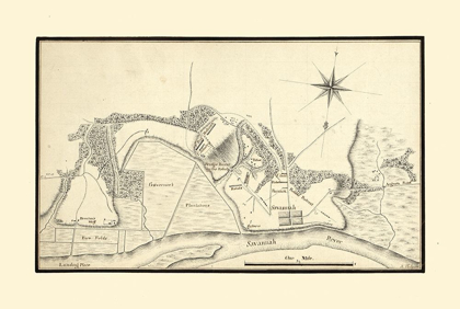 Picture of SAVANNAH GEORGIA - PHELIPEAU 1778 
