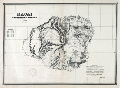 Picture of KAUAI COUNTY HAWAII - ALEXANDER 1878 