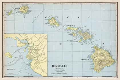 Picture of HAWAII - CRAM 1888 