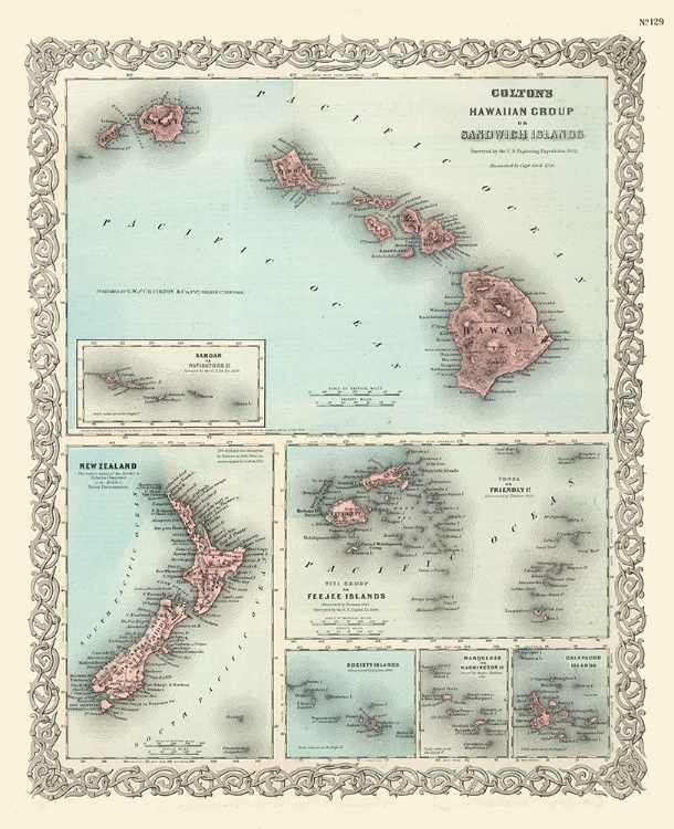 Picture of HAWAII - COLTON 1855 