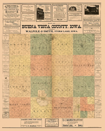 Picture of BUENA VISTA COUNTY IOWA - HIXSON 1901 