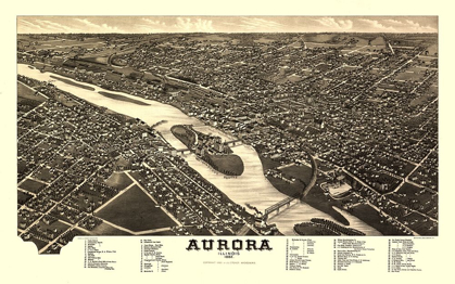 Picture of AURORA ILLINOIS - STONER 1882 