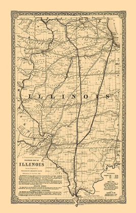 Picture of ILLINOIS RAILROADS - COLTON 1861 
