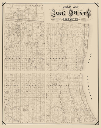 Picture of LAKE COUNTY ILLINOIS - FROST 1873 
