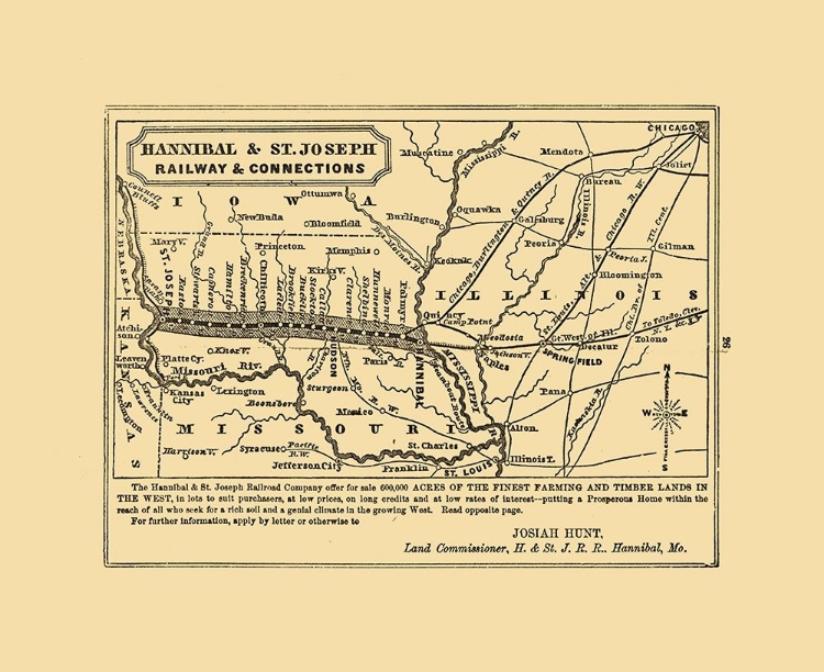 Picture of MISSOURI ILLINOIS RAILWAY - THOMAS 1863 