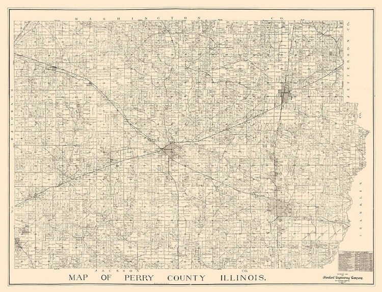 Picture of PERRY COUNTY ILLINOIS - STANDARD ENGINEERING 1908 