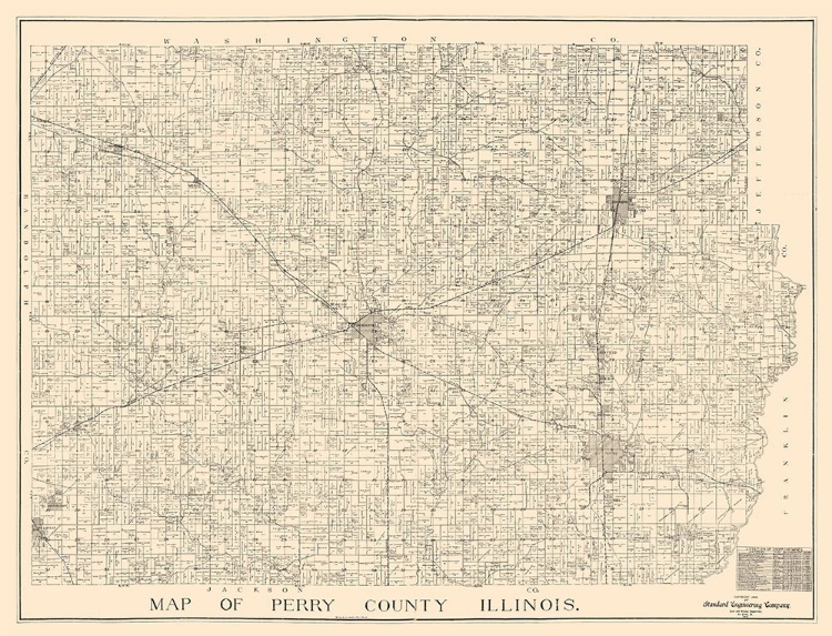 Picture of PERRY COUNTY ILLINOIS - STANDARD ENGINEERING 1908 