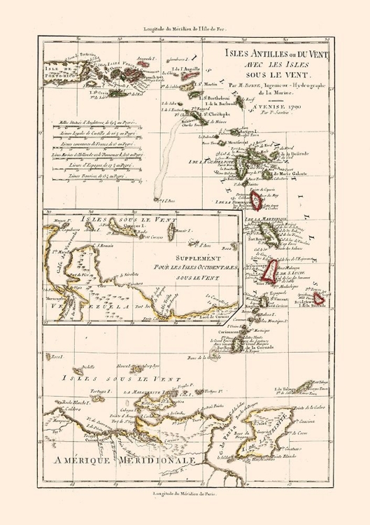 Picture of LESSER ANTILLES - SANTINI 1794 