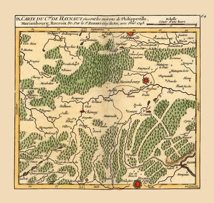 Picture of PHILIPPEVILLE BELGIUM - ROBERT 1748 