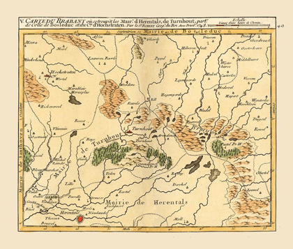 Picture of HERENTALS ENVIRONS BELGIUM - ROBERT 1748 