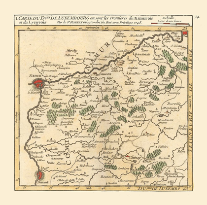 Picture of NAMUR BELGIUM - ROBERT 1748 