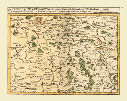 Picture of LUXEMBOURG PROVINCE BELGIUM - ROBERT 1748 
