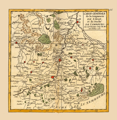 Picture of FLEMISH BRABANT LIMBURG PROVINCE BELGIUM - ROBERT 1748 