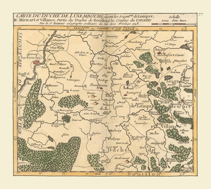 Picture of NAMUR PROVINCE BELGIUM - ROBERT 1748 