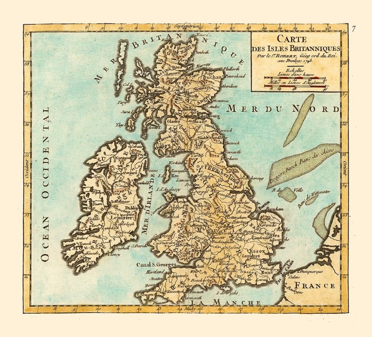 Picture of BRITISH ISLES - ROBERT 1748 