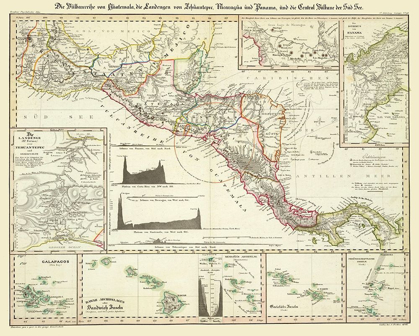 Picture of CENTRAL AMERICA HAWAII - PERTHES 1840 