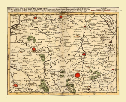 Picture of GERMANY NETHERLANDS BORDER - ROBERT 1748 