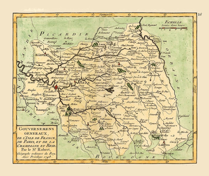 Picture of ILE-DE-FRANCE BRIE CHAMPAGNE FRANCE - ROBERT 1748 