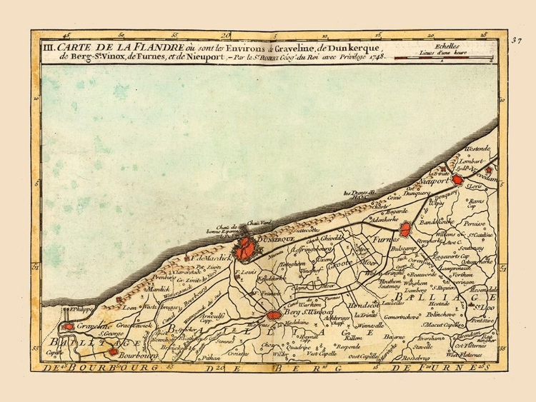 Picture of GRAVELINES ENVIRONS FRANCE - ROBERT 1748 