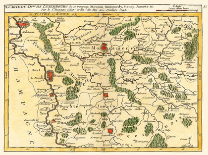 Picture of NORTH EASTERN FRANCE - ROBERT 1748 