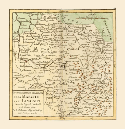 Picture of MARCHE LIMOUSIN FRANCE - ROBERT 1748 
