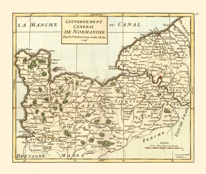 Picture of NORMANDIE FRANCE - ROBERT 1748 